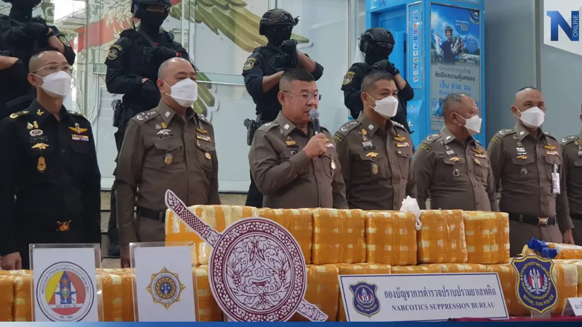 ปส.รวบ 2 ผู้ต้องหารับจ้างขนยาเสพติด ยึดยาบ้า 4.6 ล้านเม็ด รับคำสั่งจากตปท.