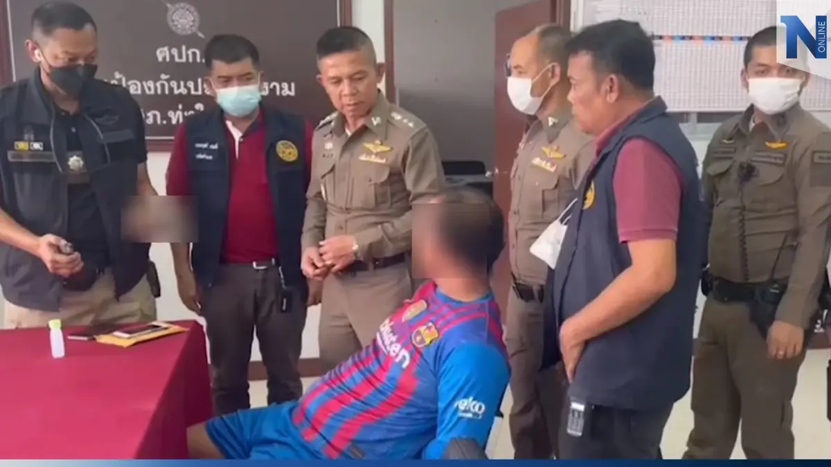 บุกรวบทันควัน! หนุ่มหลอนยายิงปืนขู่ชาวบ้าน อ้างทำแก้เครียด บุกรวบทันควัน! หนุ่มหลอนยายิงปืนขู่ชาวบ้าน อ้างทำแก้เครียด