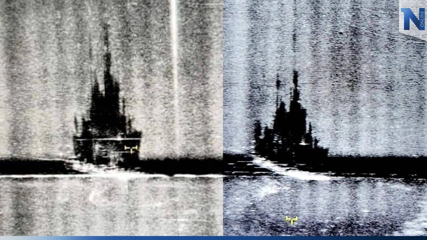 เปิดภาพแรก "เรือหลวงสุโขทัย" ใต้ท้องทะเล บันทึกภาพได้จาก เรือหลวงบางระจัน