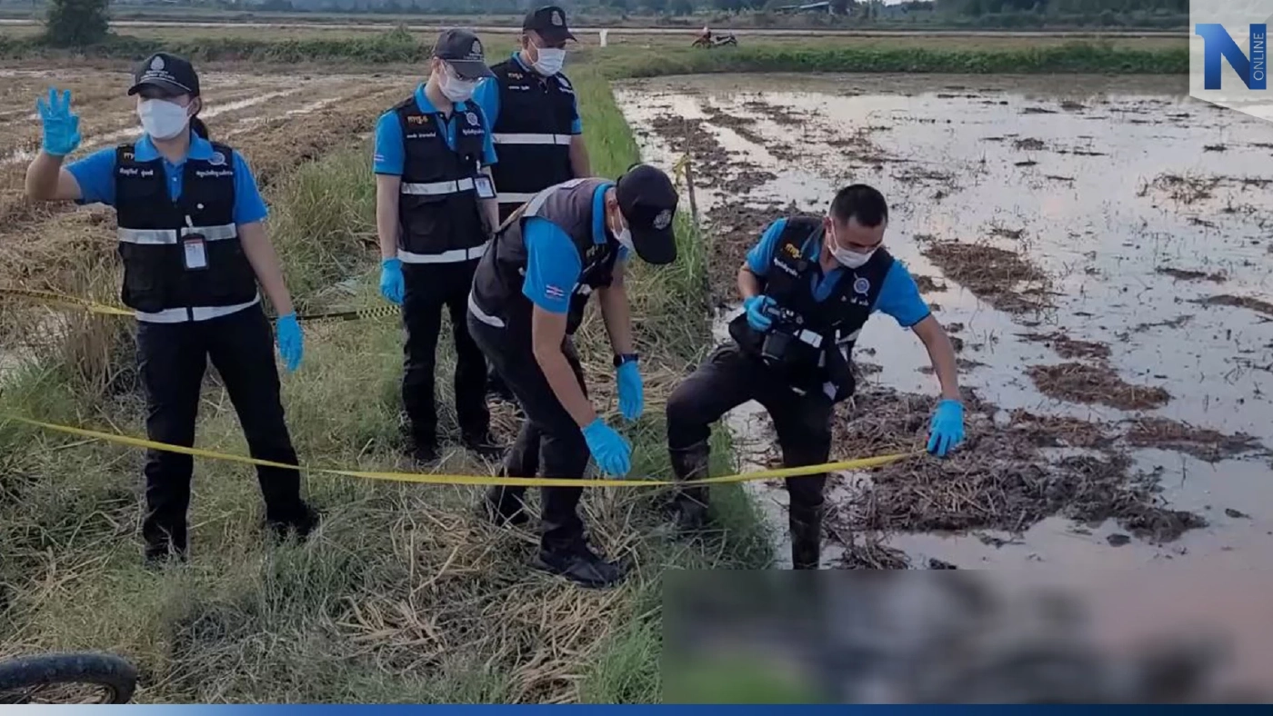 น้าโหด! ใช้มีดฟันหลานดับกลางทุ่งนา ไหว้ขอชีวิตยังไม่หยุด จับกดหัวปักเลน