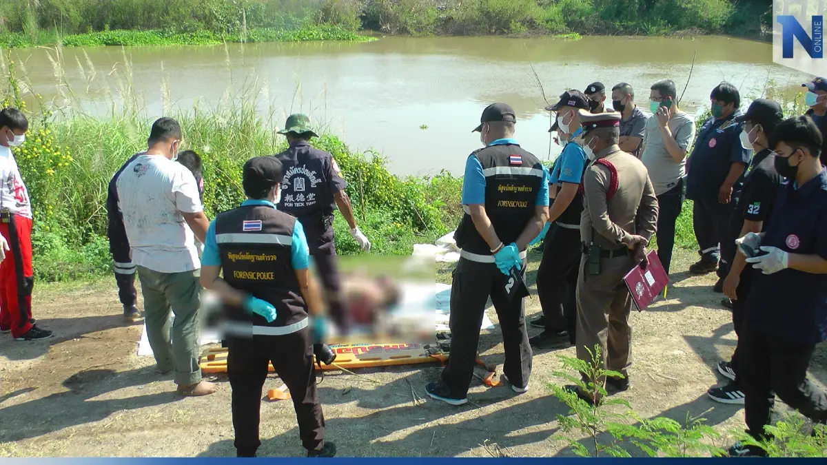 ผงะ! พบร่างหนุ่มสักเสือเผ่น ลอยตายปริศนา ในคลองชัยนาท-ป่าสัก