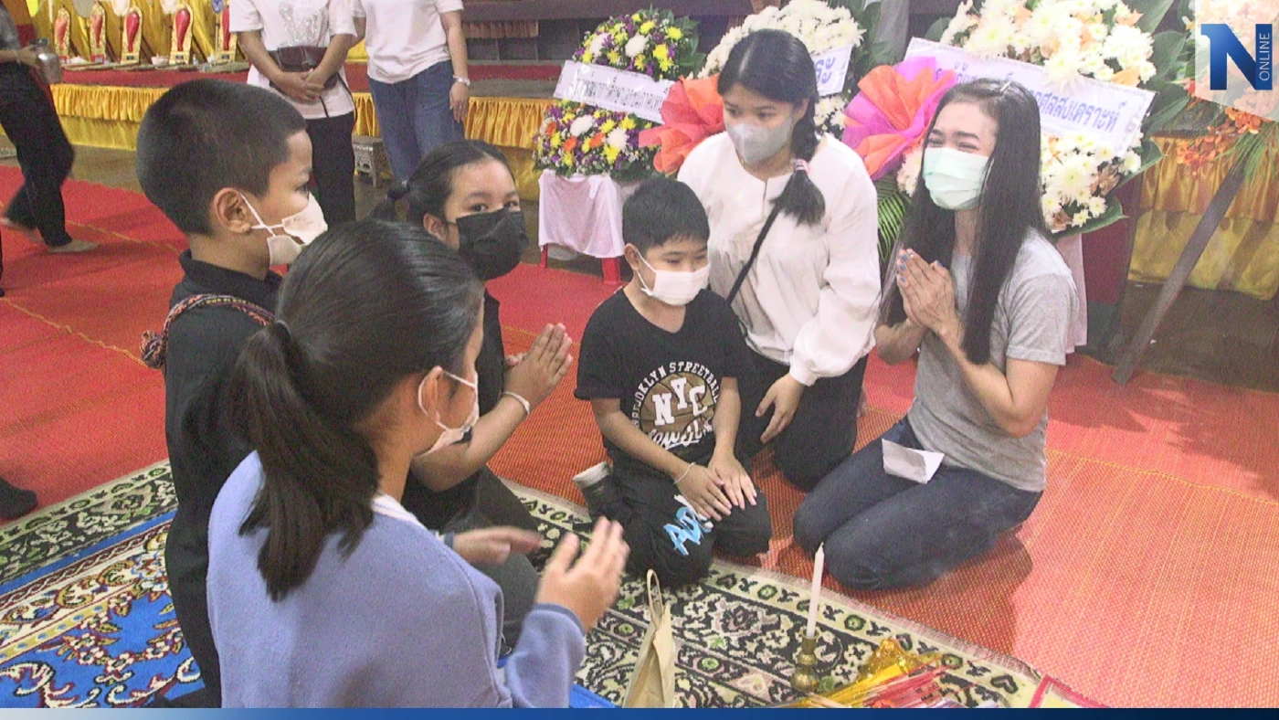 สุดสะเทือนใจ บรรยากาศงานศพ "น้องโชกุน" เหยื่อรถรับส่งนักเรียน