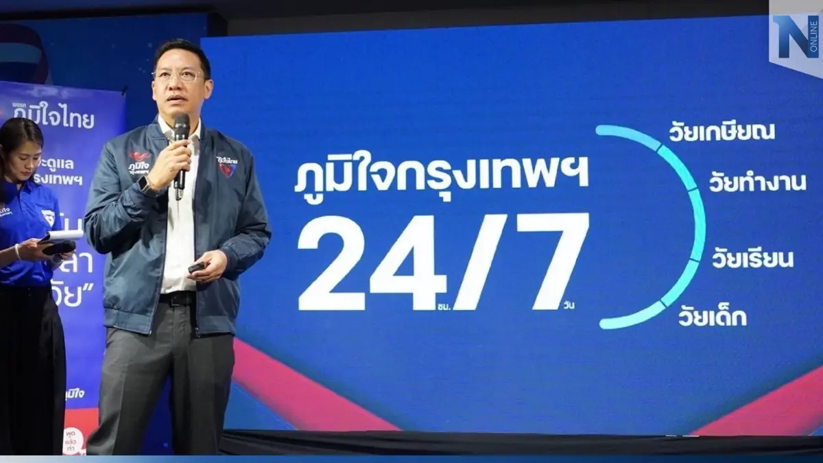 “พุทธิพงษ์” ชูนโยบาย “ภท.” 24 ชั่วโมง 7 วัน ดูแลคนกรุงเทพฯเต็มที่ “พุทธิพงษ์” ชูนโยบาย “ภท.” 24 ชั่วโมง 7 วัน ดูแลคนกรุงเทพฯเต็มที่
