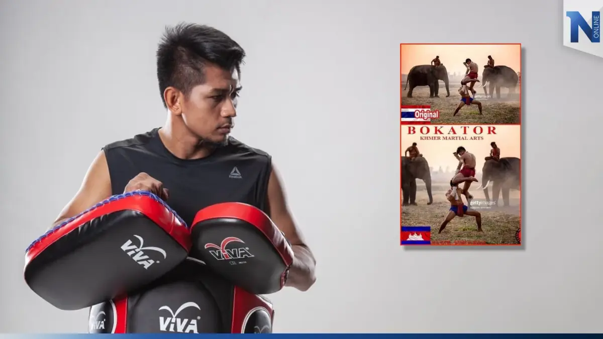 ครูมวยไทยแจงยิบ ภาพที่อ้างเป็นนักสู้ "โบกาตอร์" คือตนเอง ชาวเน็ตร่วมแฉเขมรก็อปปี้เพียบ