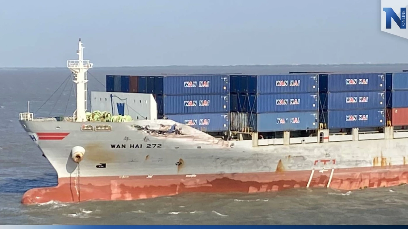 คมนาคมเร่งเคลียร์ปมเรือสินค้าเฉี่ยวชนกลางแม่น้ำเจ้าพระยา