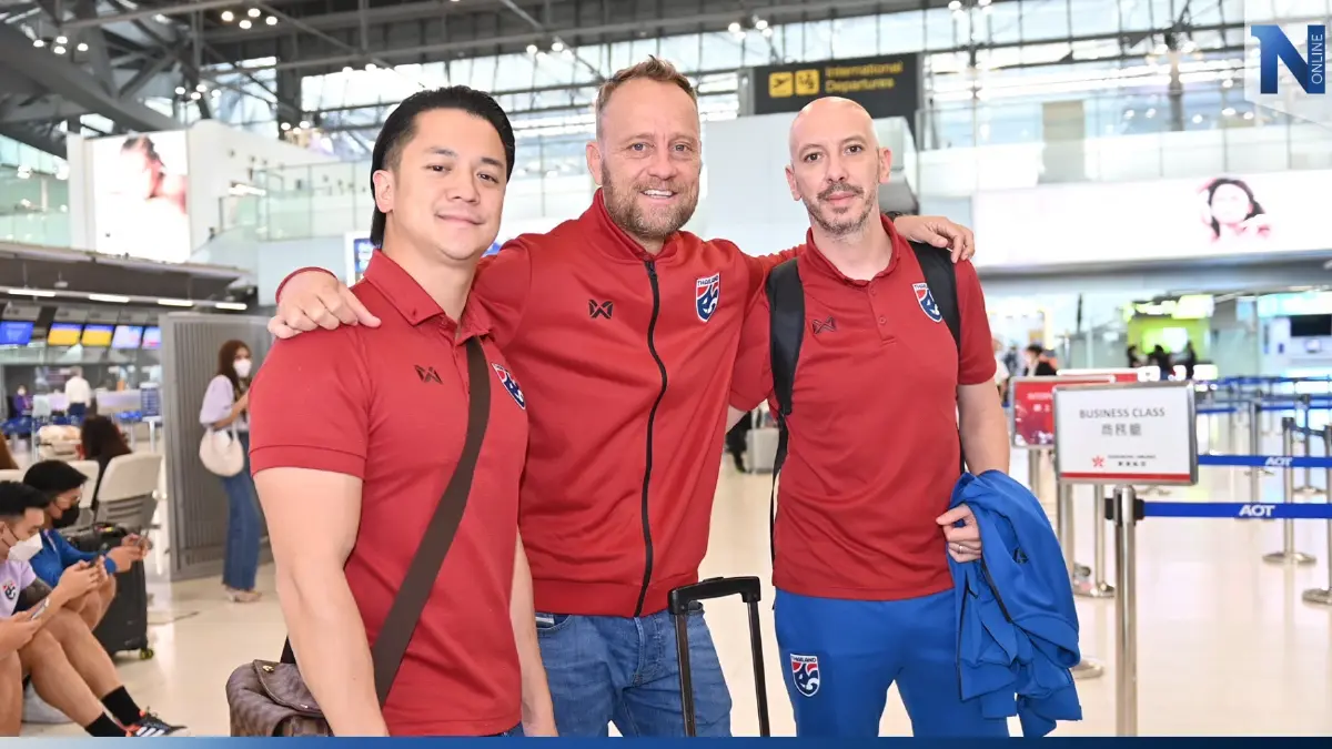 "ทีมชาติไทย" ลัดฟ้าสู่เวียดนาม "มาโน่" เผยต้องเช็กอาการ "ธีรศิลป์" วันต่อวัน