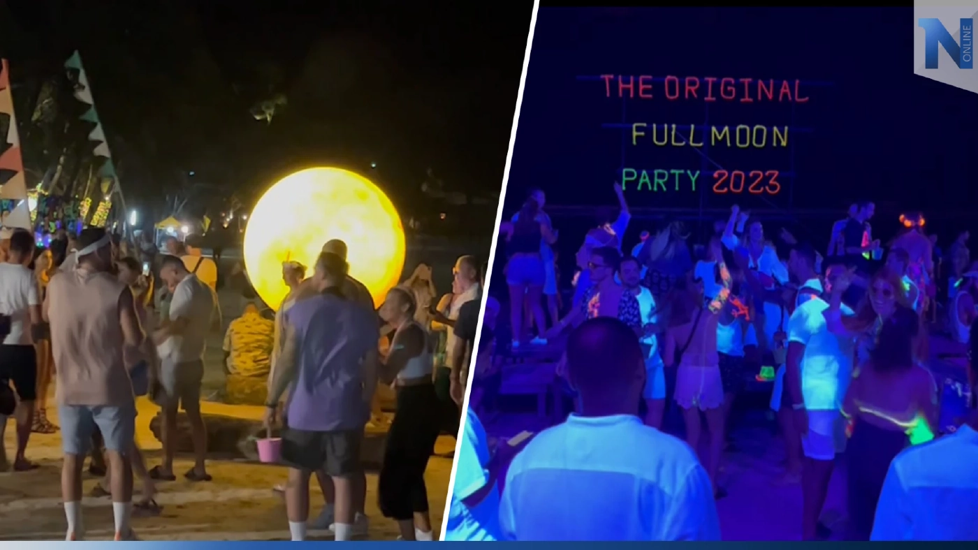 “ฟูลมูนปาร์ตี้” เกาะพะงันคึกคัก นทท.แห่ร่วม 2 หมื่นคน คาดรายได้สะพัด100 ล้าน