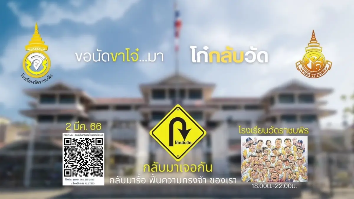 รวมใจราชบพิธ’66 … “โก๋กลับวัด” รวมใจราชบพิธ’66 … “โก๋กลับวัด”