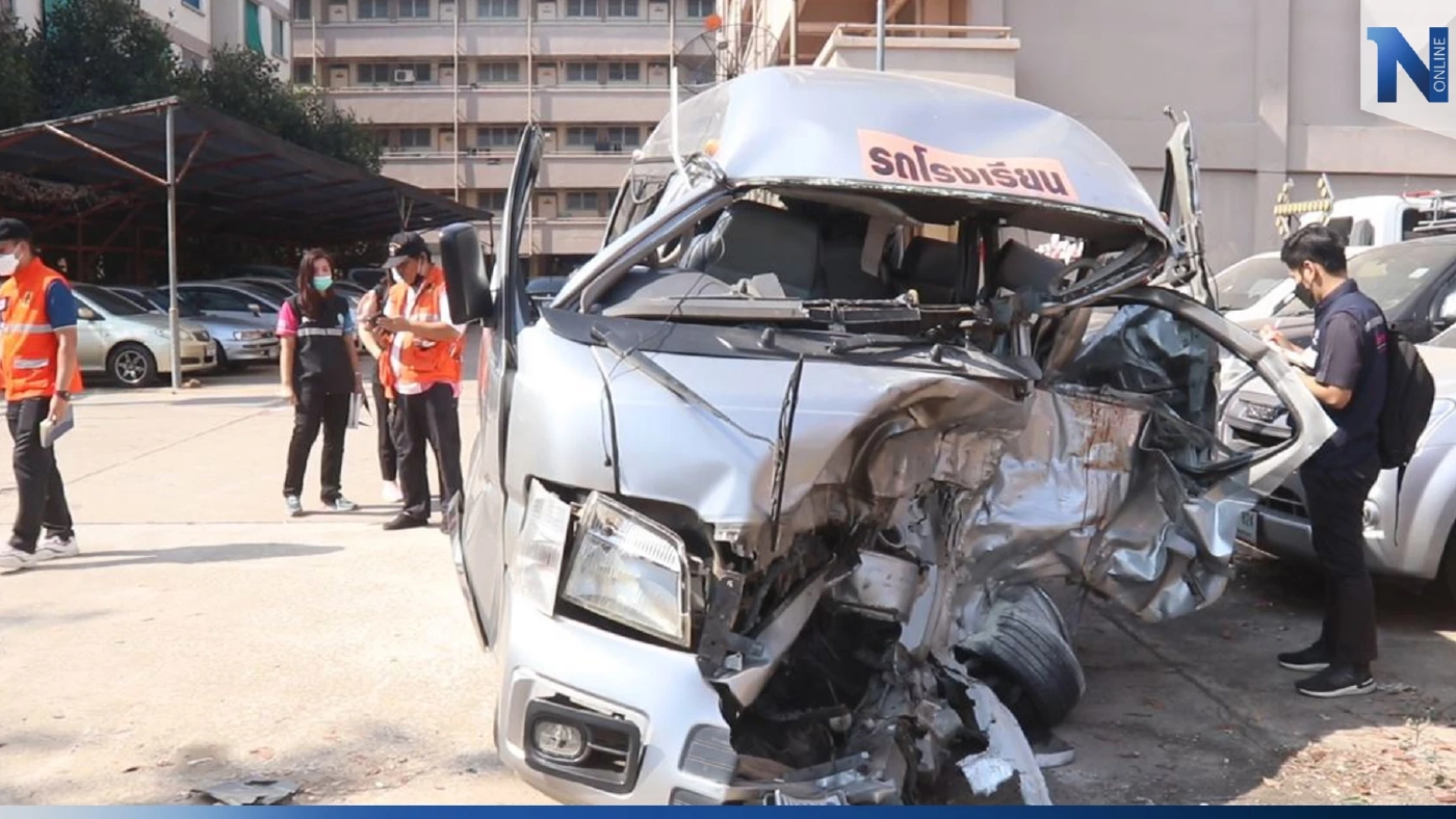 เสียชีวิตเพิ่มอีก 1 เหยื่ออุบัติเหตุรถรับส่งนักเรียน จ.พิจิตร