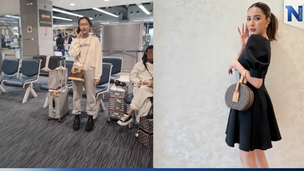 รวบ น้องสาว "เม พรีมายา" คาสุวรรณภูมิ ขณะเตรียมบินไปเกาหลีใต้