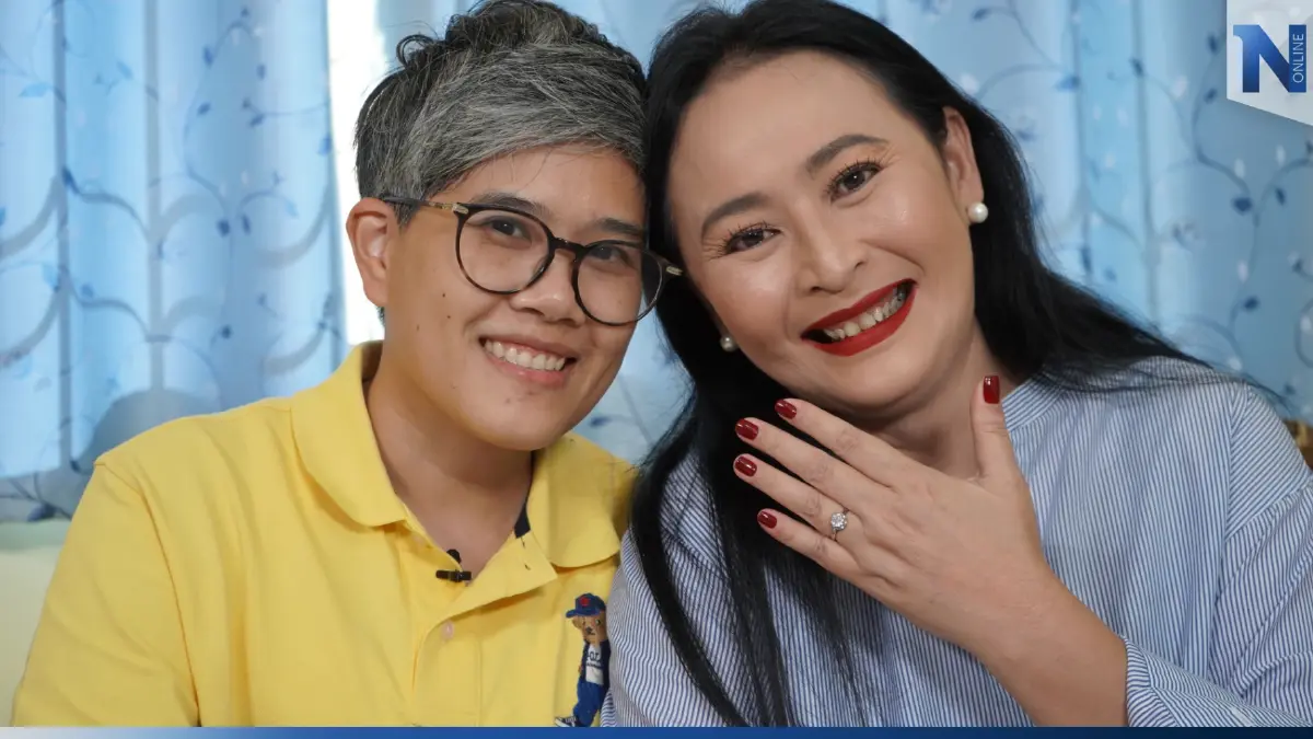 สาวหล่อ หมั้น “หมวย สุภาภรณ์” มัดใจด้วยแหวนเพชร 1 กะรัต สาวหล่อ หมั้น “หมวย สุภาภรณ์” มัดใจด้วยแหวนเพชร 1 กะรัต