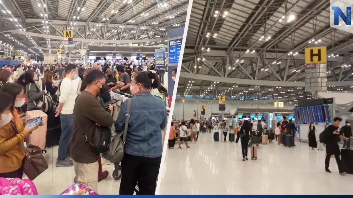 สนามบินสุวรรณภูมิจัดระบียบ"กรุ๊ปทัวร์" ลดปัญหาแออัด-ป้องกันโควิด สนามบินสุวรรณภูมิจัดระบียบ"กรุ๊ปทัวร์" ลดปัญหาแออัด-ป้องกันโควิด