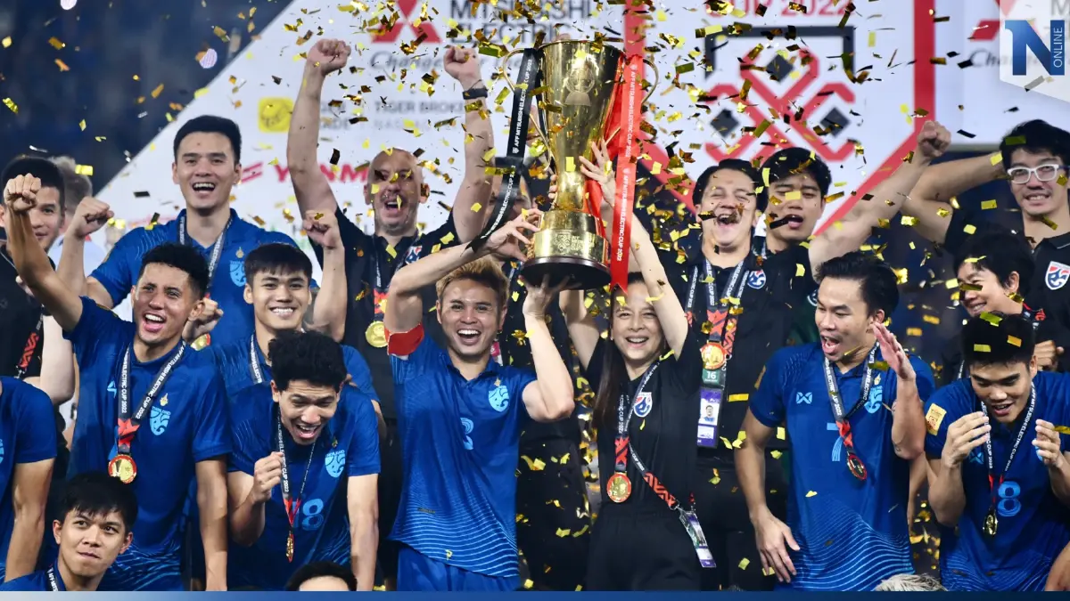 ประมวลภาพความสำเร็จ "ทีมชาติไทย" คว้าแชมป์อาเซียน "อุ้ม" MVP "มุ้ย" ดาวซัลโว