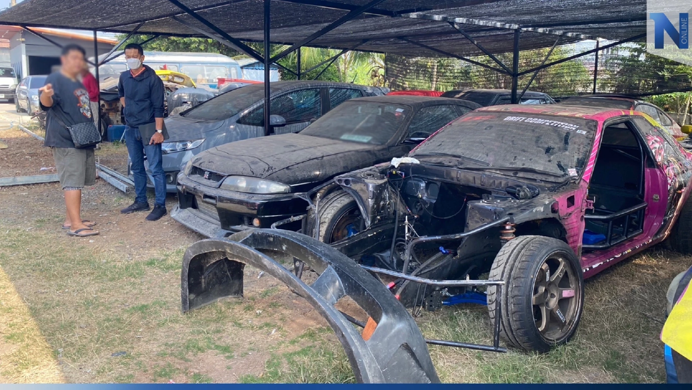 ขยายผล"มาเก๊า 888" บุกค้นอู่“ช่างตู่ โคราช” พบซุกรถแข่ง"เบนซ์ เดม่อน"