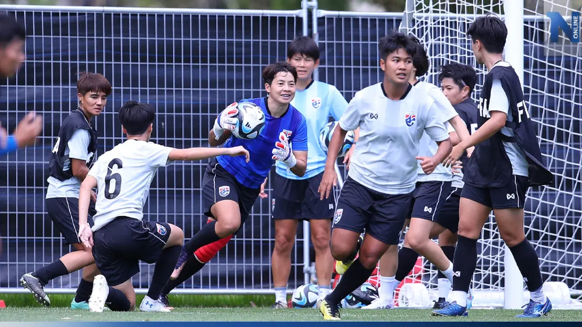 "ชบาแก้ว" ซ้อมครั้งสุดท้ายก่อนเจอแคเมอรูน "วราภรณ์" ย้ำไม่ง่ายแต่ขอสู้เต็มที่ "ชบาแก้ว" ซ้อมครั้งสุดท้ายก่อนเจอแคเมอรูน "วราภรณ์" ย้ำไม่ง่ายแต่ขอสู้เต็มที่