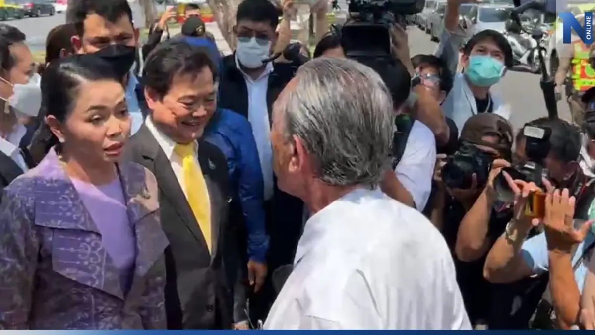 "ชูวิทย์" แฉปมเงินทอนรถไฟฟ้าสายสีส้ม ปะทะคารมเดือด เลขาฯ รมว.คมนาคม (มีคลิป)