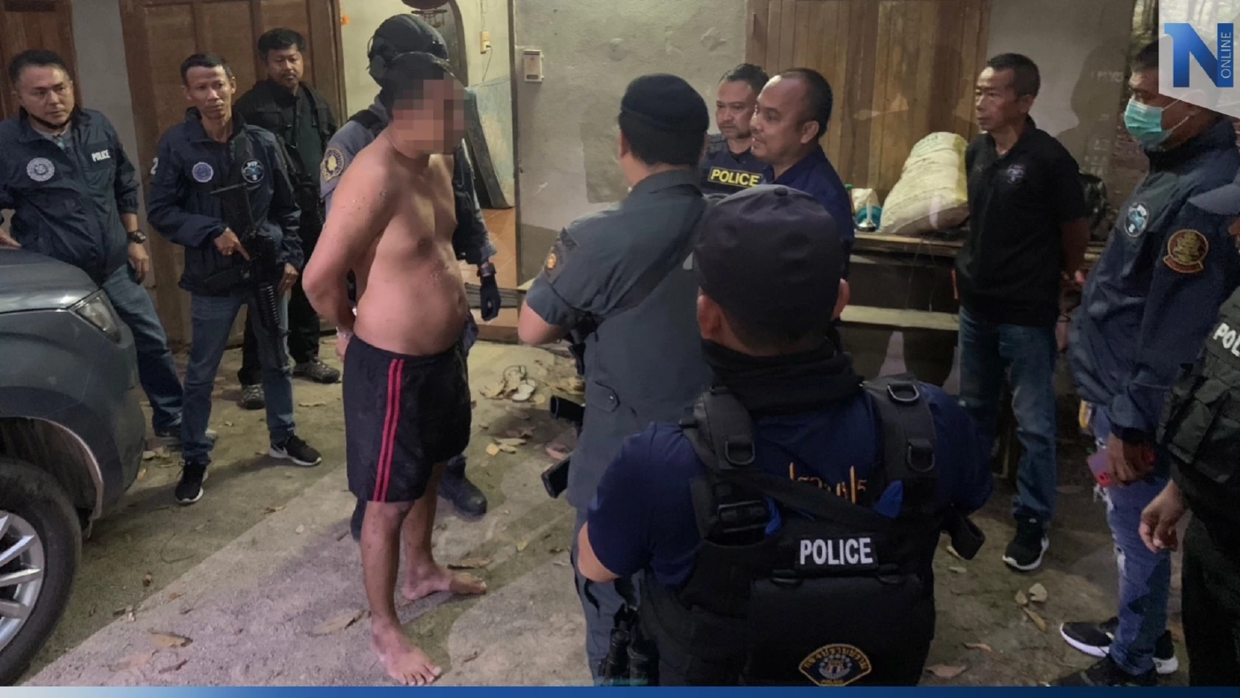 ตร.กองปราบฯ รวบ “เอก มหาราช” พร้อมสมุนทีมฆ่า อบต.อิปัน เมืองพระแสง ตร.กองปราบฯ รวบ “เอก มหาราช” พร้อมสมุนทีมฆ่า อบต.อิปัน เมืองพระแสง