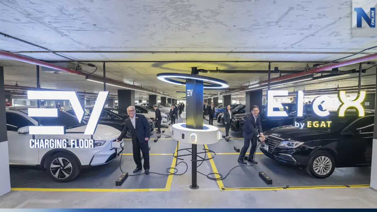 "กฟผ." เปิดตัวโมเดลต้นแบบ EV Charging Floor หัวชาร์จมากที่สุดในไทย "กฟผ." เปิดตัวโมเดลต้นแบบ EV Charging Floor หัวชาร์จมากที่สุดในไทย