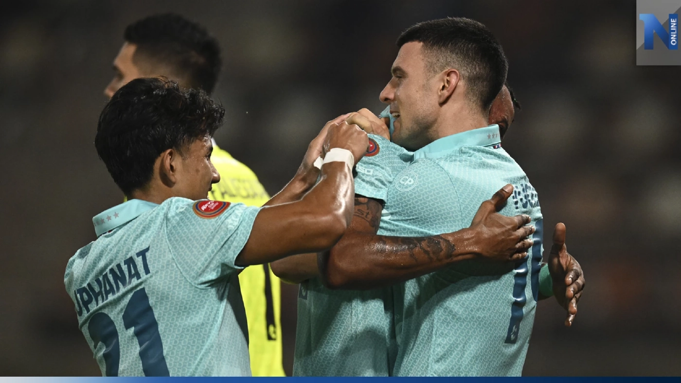 "บุรีรัมย์" ถลุง "แบงค็อก" 3-0 ทะลุตัดเชือกศึกรีโว่ คัพ