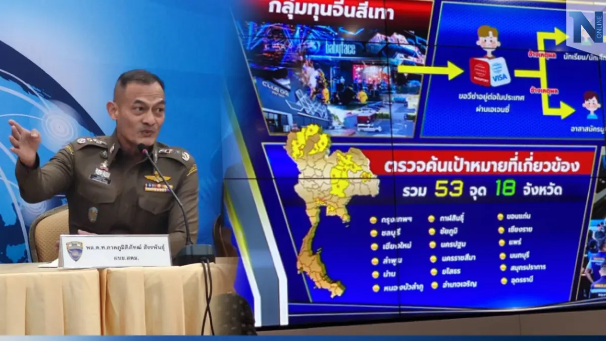 สตม. เตรียมส่งสำนวน "บิ๊กเด่น" ฟัน 110 ตม. เอื้อจีนสีเทาออกวีซ่า สัปดาห์นี้