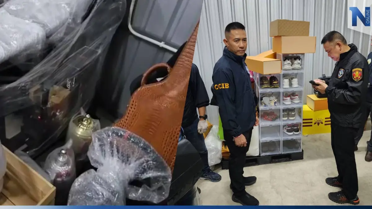 ตร.ค้นโกดังย่านปทุมฯ ซุกเอกสารส่วนตัว-ของแบรนด์เนม "เบนซ์ เดม่อน" ยังไม่พบรถหรู