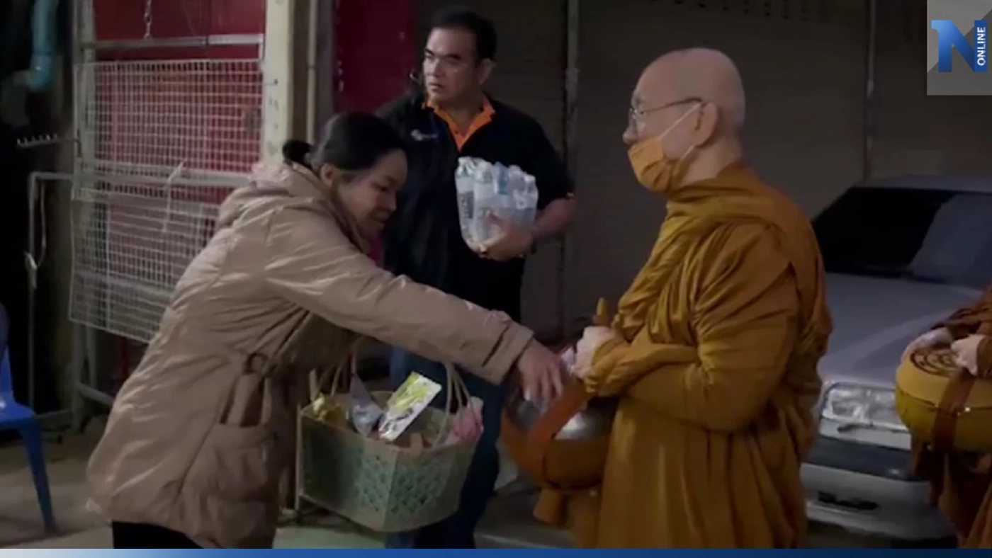 แม่"น้องดอม"นอนไม่หลับ ตื่นใส่บาตรเช้า บอกเจ้าที่ให้เปิดทางลูกกลับบ้าน