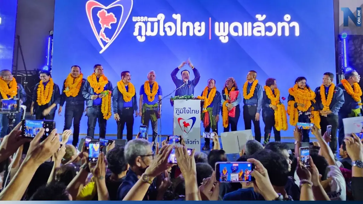 "อนุทิน" บุก "เมืองคอน" ขอแจ้งเกิดตอกเสาเข็ม คว้าส.ส.ยกจังหวัด "อนุทิน" บุก "เมืองคอน" ขอแจ้งเกิดตอกเสาเข็ม คว้าส.ส.ยกจังหวัด