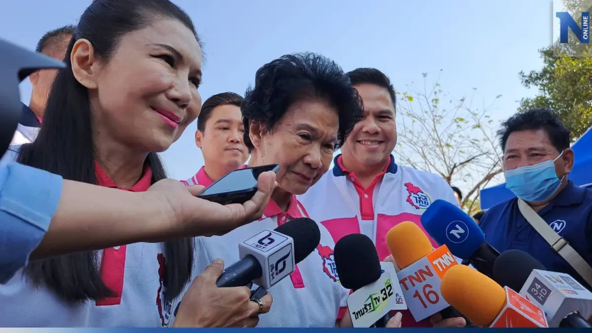 ตีแตกยาก! "คุณหญิงแจ่มใส" ลั่น พรรคไหนคิดเป็นศัตรู "ชทพ." ขอให้แพ้ภัยตัวเอง
