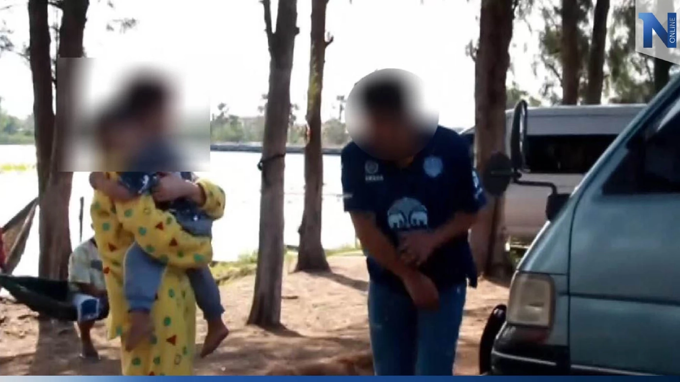 เจอตัวแล้ว พ่อหลอนอุ้มลูก 3 ขวบ ขับรถหนีจากโรงพัก ขณะแจ้งความถูกโกงเงินแสน