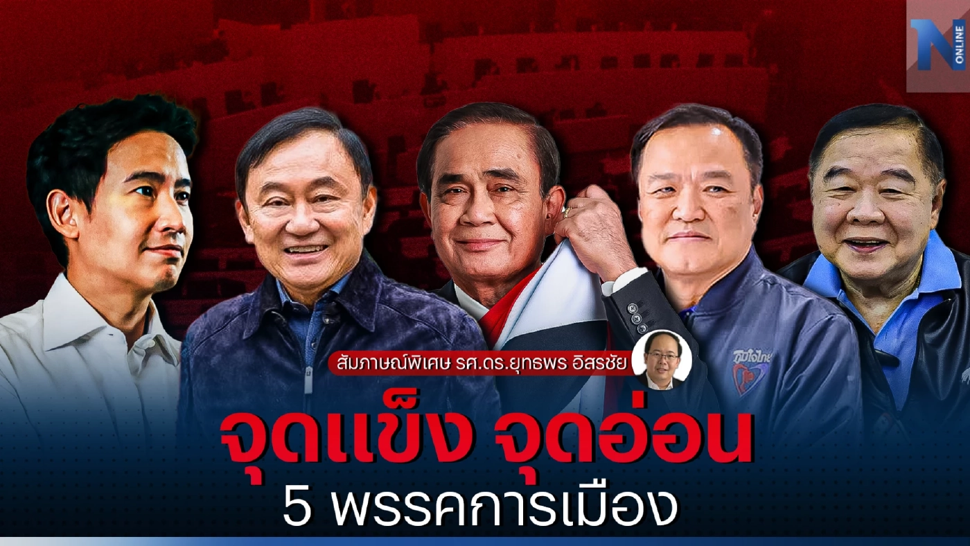 สำรวจ จุดแข็ง จุดอ่อน “5 พรรคการเมือง” ในศึกเลือกตั้ง 2566