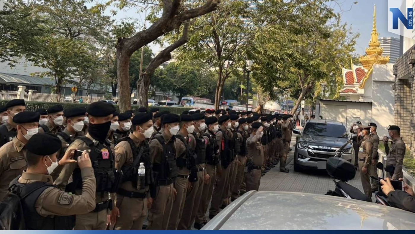 ตร.ตรึงกำลังเข้ม "อุเทนถวาย" รับวัน "บลูเดย์" ครบ 89 ปี