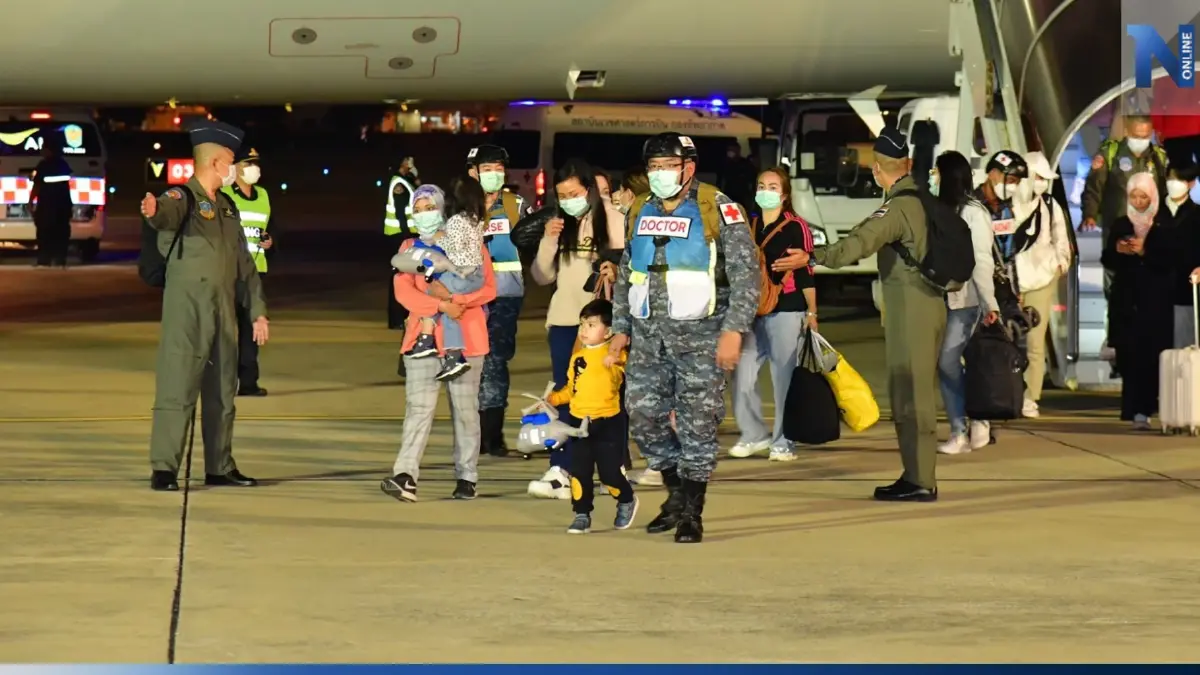 36 คนไทยผู้ประสบภัยจากเหตุแผ่นดินไหวในตุรกี ถึงไทย 36 คนไทยผู้ประสบภัยจากเหตุแผ่นดินไหวในตุรกี ถึงไทย