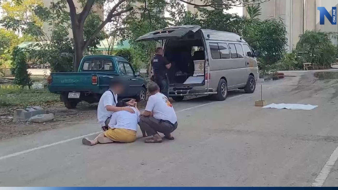 พ่อแม่เศร้า เชิญวิญญาณ "น้องกันต์" กลับบ้าน หลังพลัดตกทางด่วนเสียชีวิต
