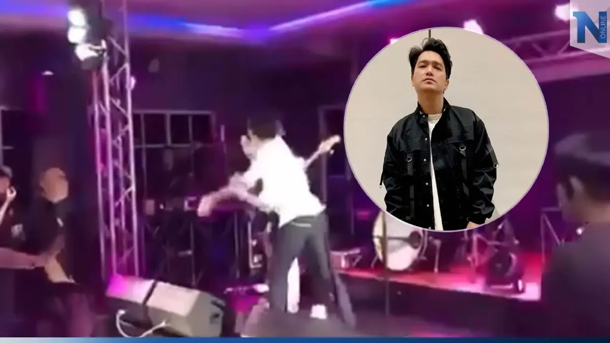 โซเชียลเดือด! ชายคล้ายคนเมา บุกต่อย "เอ๊ะ จิรากร" บนเวที