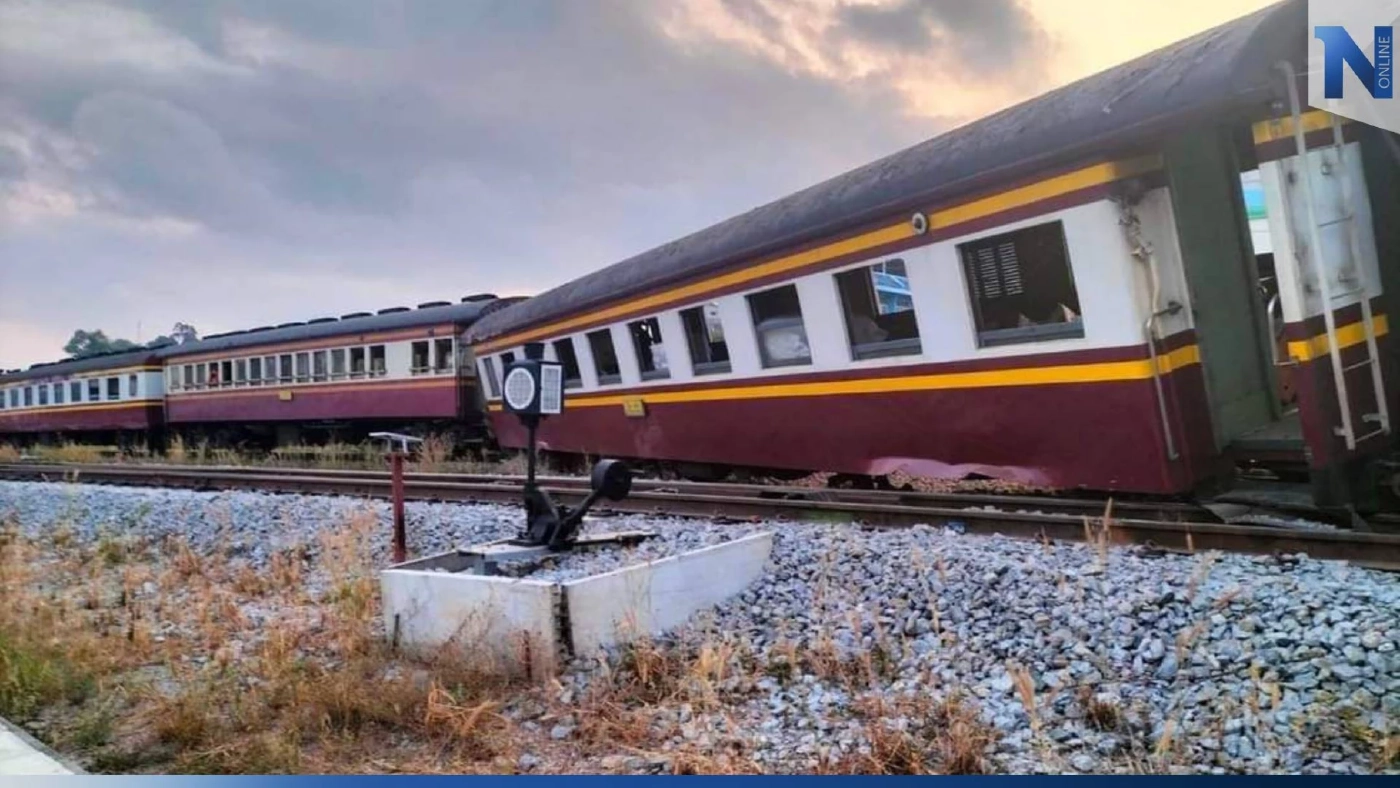 การรถไฟฯ ปรับขบวนรถท้องถิ่นสายใต้ เหตุขบวนรถไฟตกรางที่สถานีบางสะพานใหญ่