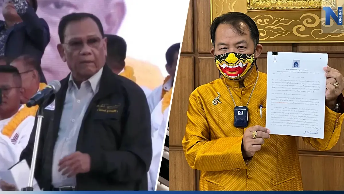 “ศรีสุวรรณ” ร้อง กกต.สอบ “ไตรรงค์” ปราศรัยโคราช อ้างสถาบันฯ หาเสียง