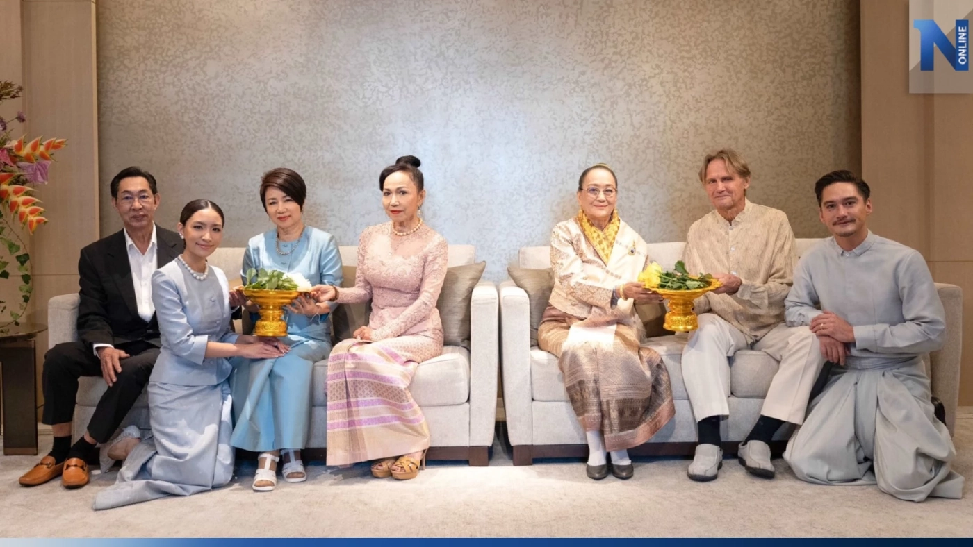 เปิดภาพ “อนันดา-ณิชชา” เข้าพิธีมงคลสมรส สวยหล่อเหมาะสมกันมาก