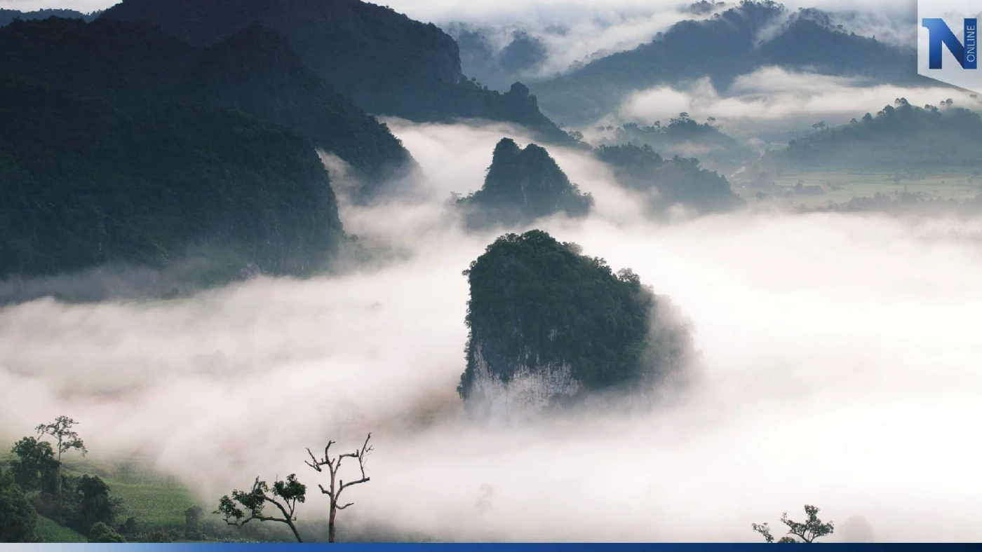 จากถนนทางหลวง สู่ "ดอยภูลังกา" สัมผัสทะเลหมอก และ ทิวเขาดุจภาพวาด