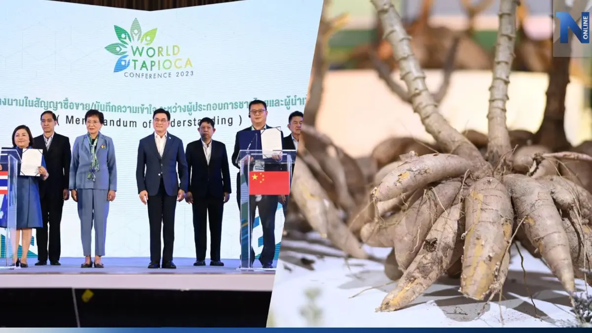 "จุรินทร์" ลุยโคราช เปิดงานมันสำปะหลังโลก จับคู่การค้าโกยเงิน 2 หมื่นล้าน
