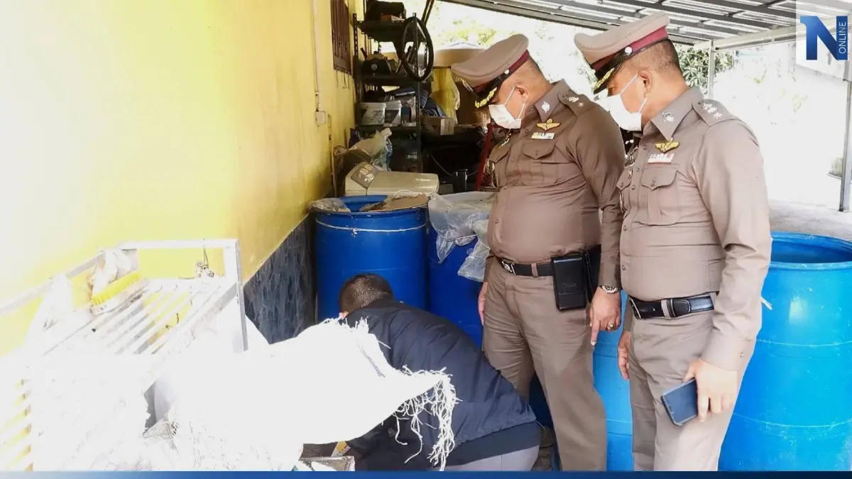 ตร.ลงพื้นที่หาพยานหลักฐานเพิ่ม ปมคนร้ายสังหารสาวใหญ่ หมกห้องเก็บของ