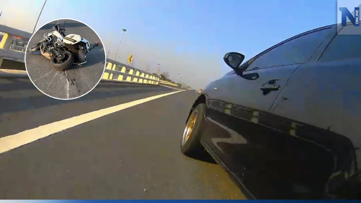 เปิดคลิป ส.ต.อ. ไล่ล่ารถต้องสงสัย ก่อนคู่กรณีปาดซ้ายชนดับ (มีคลิป)