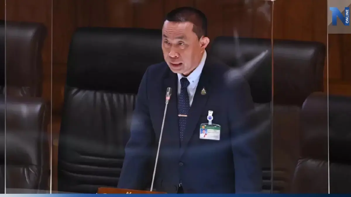 “ศักดิ์สยาม” แจงยิบทุกประเด็น พร้อมเปิดคลิปแถลงผลงานกลางสภา