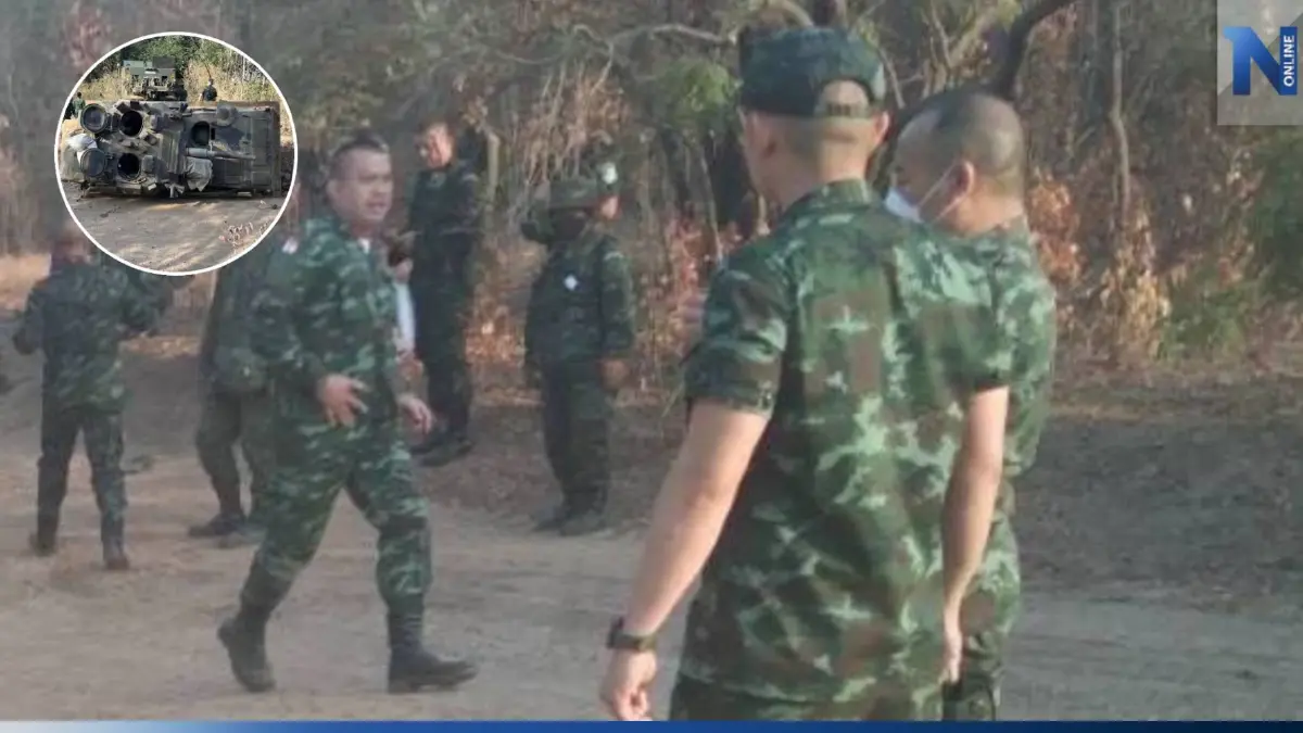 ผบ.ทบ. รุดไปเหตุ รถถังคว่ำ ทหารดับ 2 นาย เตรียมจัดพิธีศพอย่างสมเกียรติ