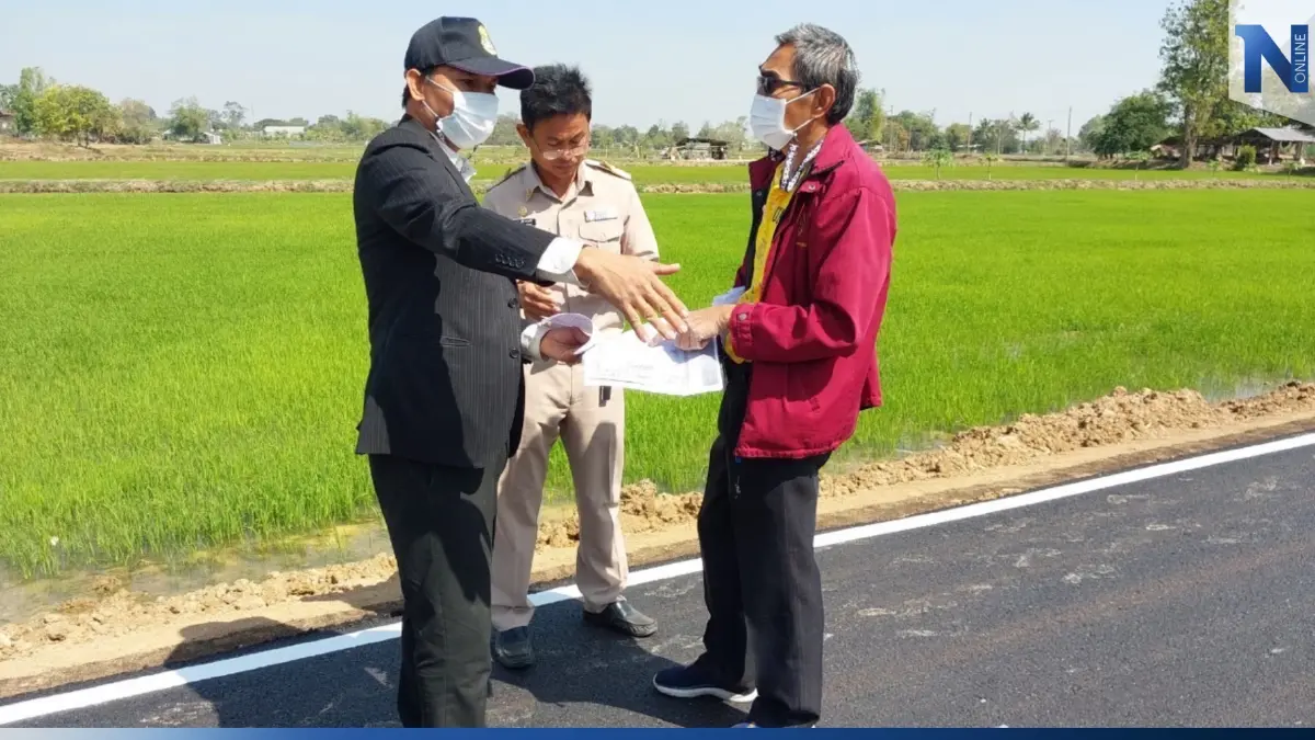 ชาวบ้านร้อยเอ็ดโวย ถูกองค์การปกครองท้องถิ่นสร้างถนนรุก ป.ป.ช.รุดสอบ