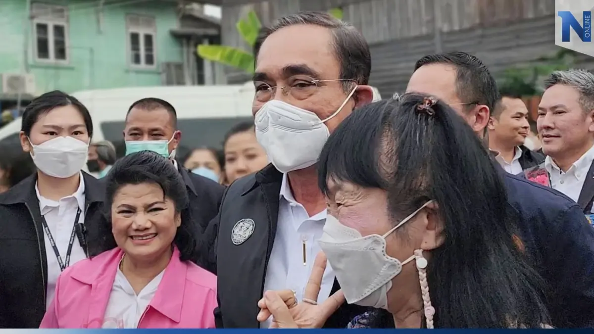 “นายกฯ” พูดไฟดับ! ย้ำไม่ได้มาหาเสียง อ้อนฝากใจให้ชาวแม่กลองดูแล