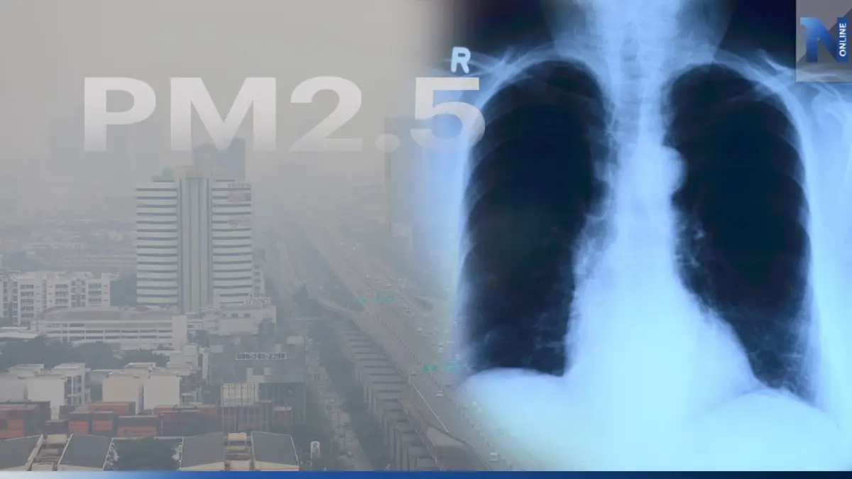 เตือนภัย "PM2.5" กระทบปอด-เสี่ยงมะเร็ง แนะลดกิจกรรมกลางแจ้ง หากค่าฝุ่นพุ่ง