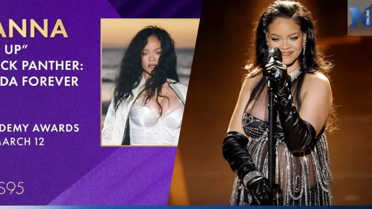 "Rihanna" ตัวแม่สะกดทุกสายตา อุ้มท้องขึ้นเวทีออสการ์ครั้งที่ 95 "Rihanna" ตัวแม่สะกดทุกสายตา อุ้มท้องขึ้นเวทีออสการ์ครั้งที่ 95