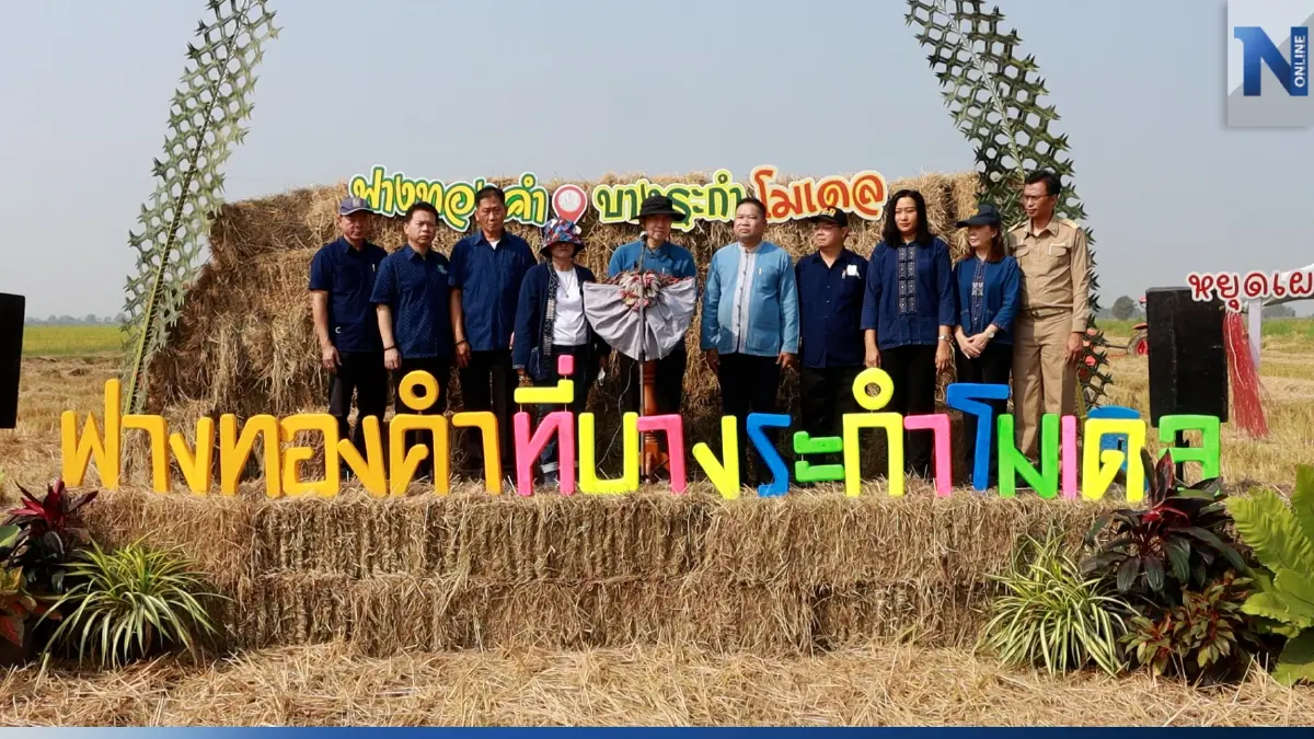 พิษณุโลกรณรงค์ "ฟางทองคำ" ขายฟางแทนการเผา เพื่อลด PM2.5 ทำรายได้ร้อยล้าน