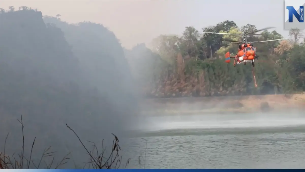 เตรียมใช้ ฮ. ดับไฟป่าวนอุทยานแห่งชาติเขาหลวง หลังเพลิงเผาวอดหลายพันไร่ เตรียมใช้ ฮ. ดับไฟป่าวนอุทยานแห่งชาติเขาหลวง หลังเพลิงเผาวอดหลายพันไร่