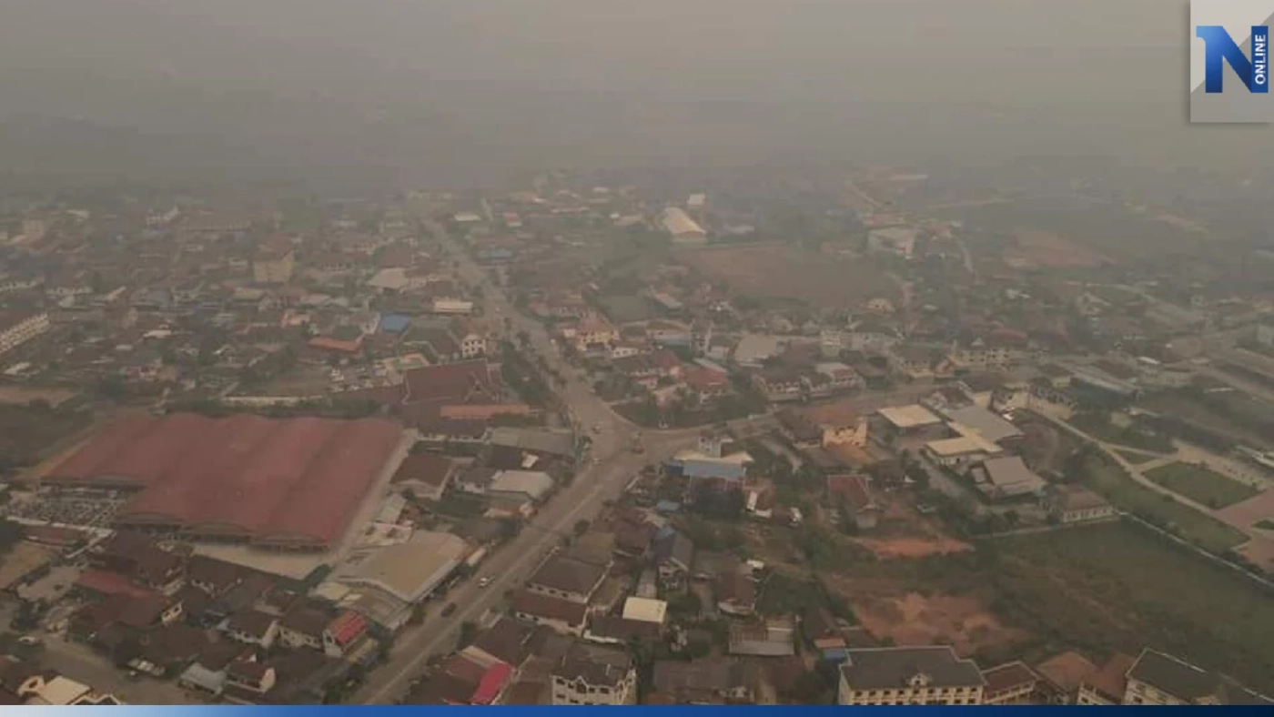 ลาวเผชิญปัญหาคุณภาพอากาศอยู่ในระดับอันตราย